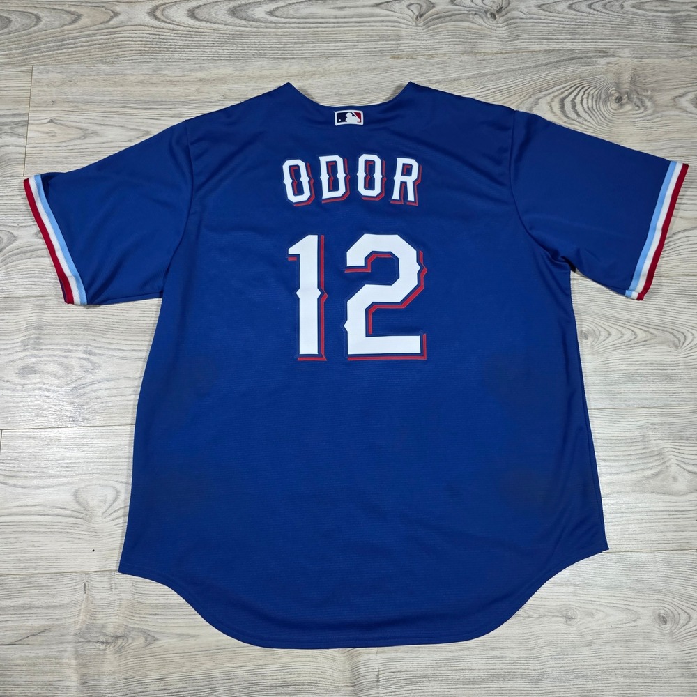 Texas Rangers Rougned Odor #12 Replica Alternate Button Down Jersey - Men's XL - Picture 2 of 8